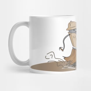 Paleontology Robot Mug